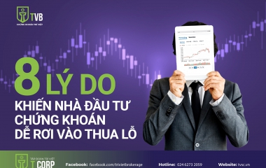 8 LÝ DO KHIẾN NHÀ ĐẦU TƯ CHỨNG KHOÁN DỄ RƠI VÀO THUA LỖ 